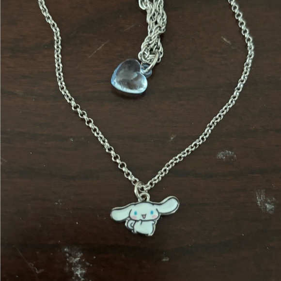 Sanrio Jewelry - Sanrio Cinnamoroll Silver Necklace Set